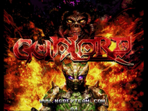 Gunlord title screen for Sega Dreamcast